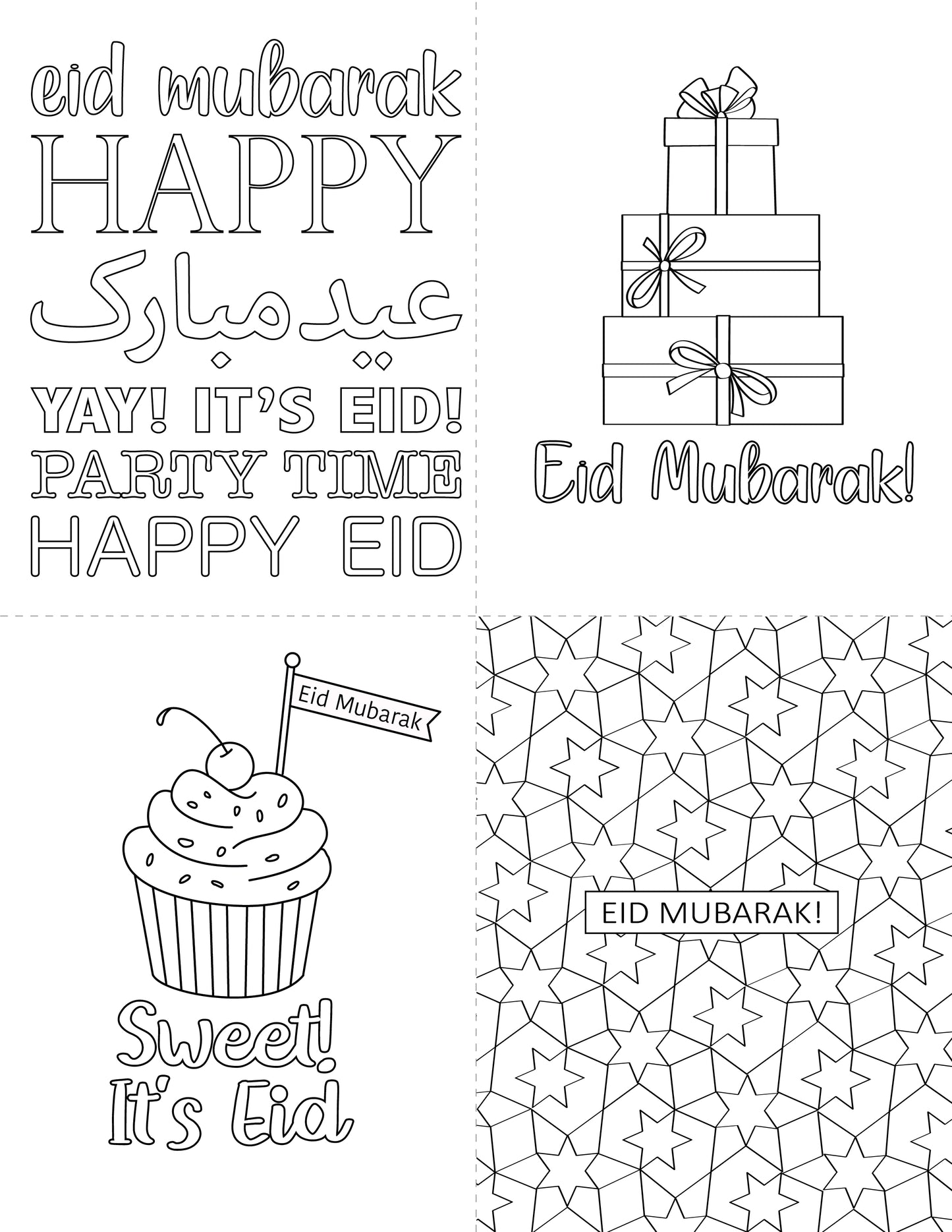 Eid Greeting Cards