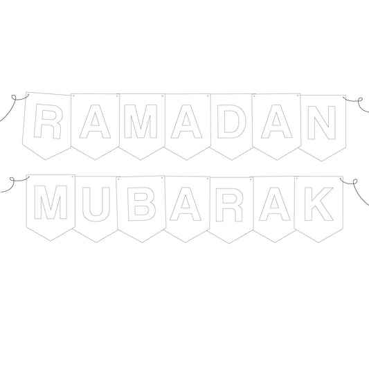 DIY Ramadan Wall Banner